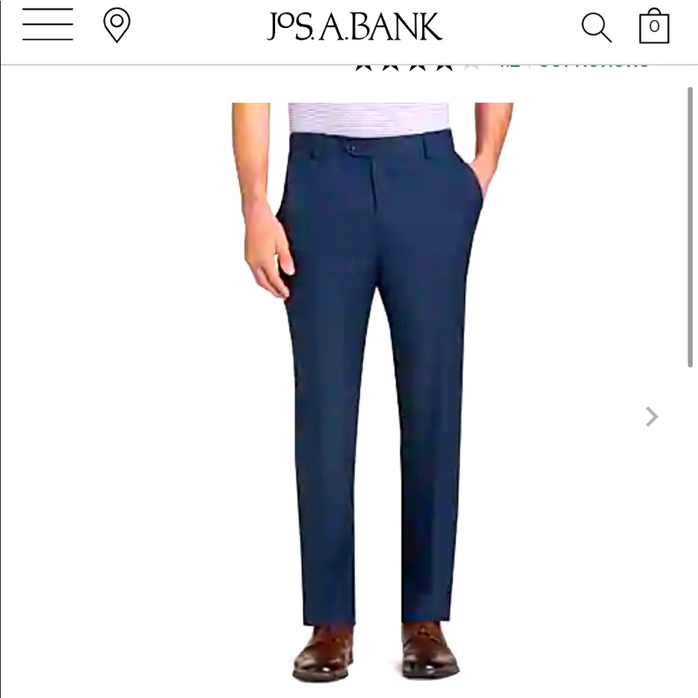 Men’s navy blue dress pants